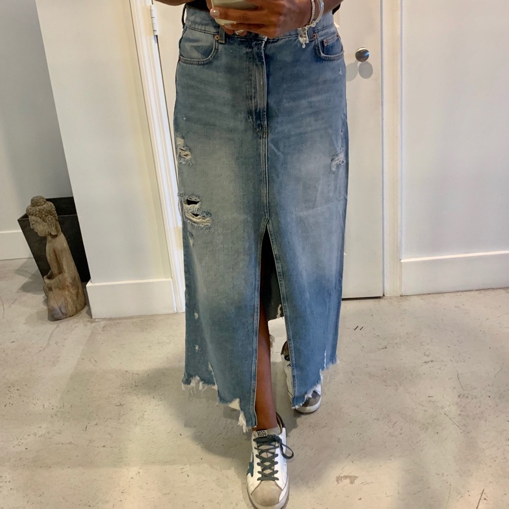 Denim skirt